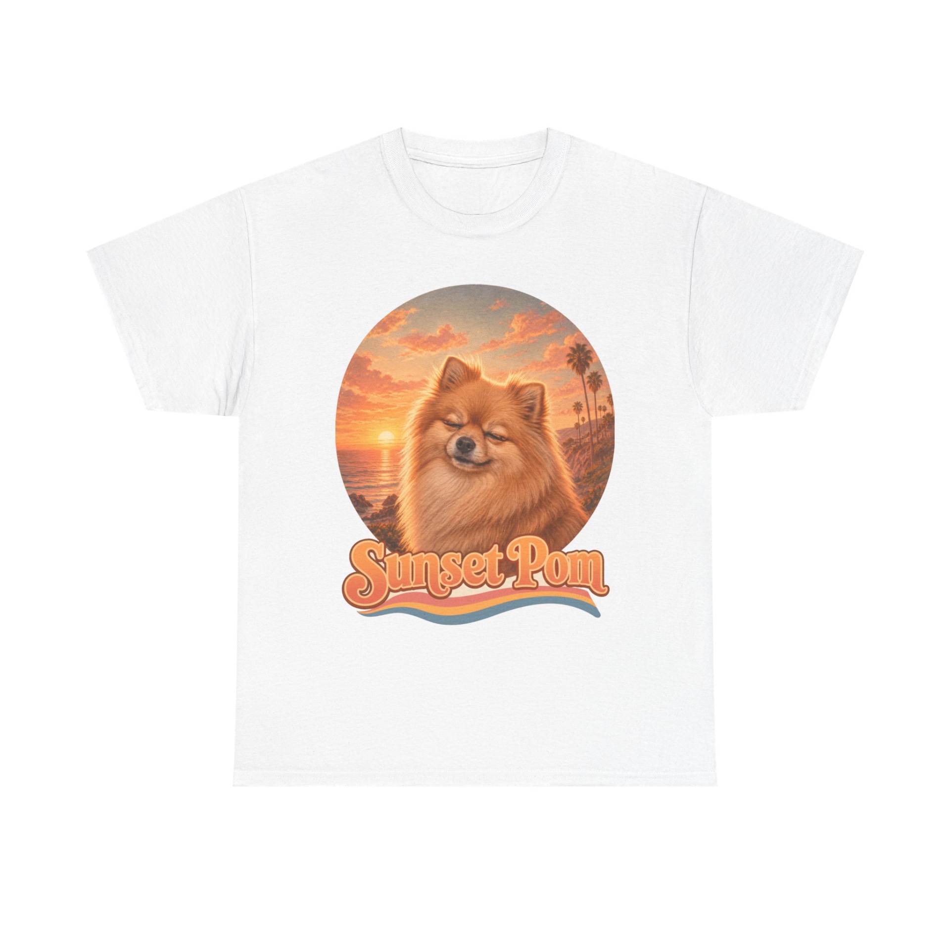 Sunset Pom T-shirt