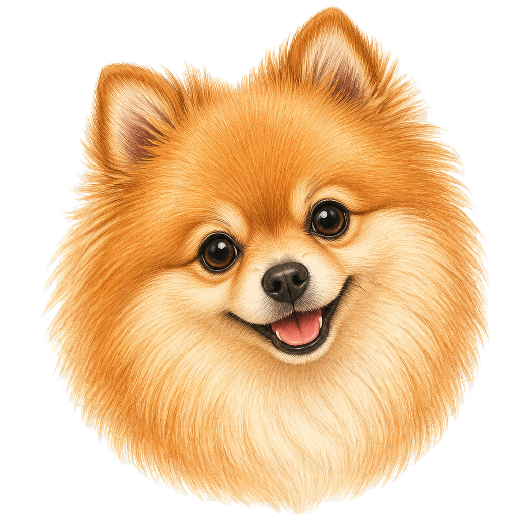 Pomeranian head icon